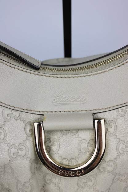 Gucci Monogram Abbey Leather Bag