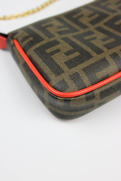 Fendi Zucca Chain Pochette Bag