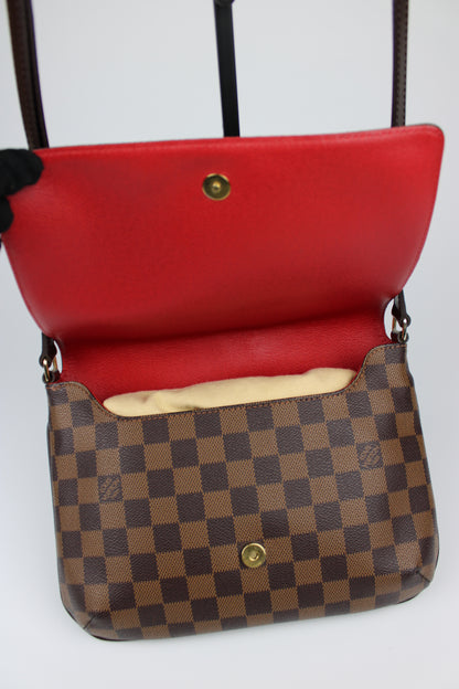 Louis Vuitton Damier Ebene Musette Cross Body Bag 2006