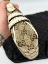 Load image into Gallery viewer, Gucci Monogram Horsebit Shoulder Bag
