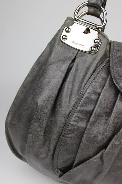 Miu Miu Vitello Shine Tote Bag