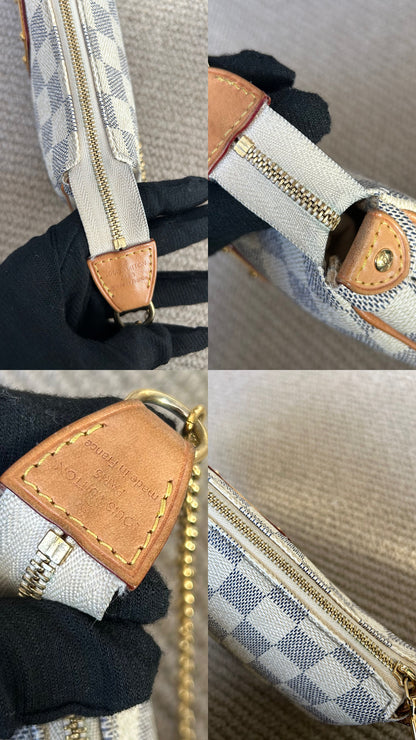 Louis Vuitton Damier Azur Eva Pochette Bag 2012