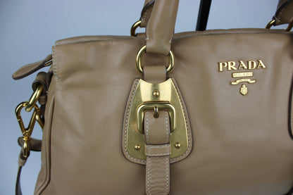 Prada Cuoio Soft Calfskin 2-Way Bag