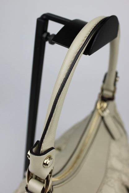 Gucci Monogram Abbey Leather Bag