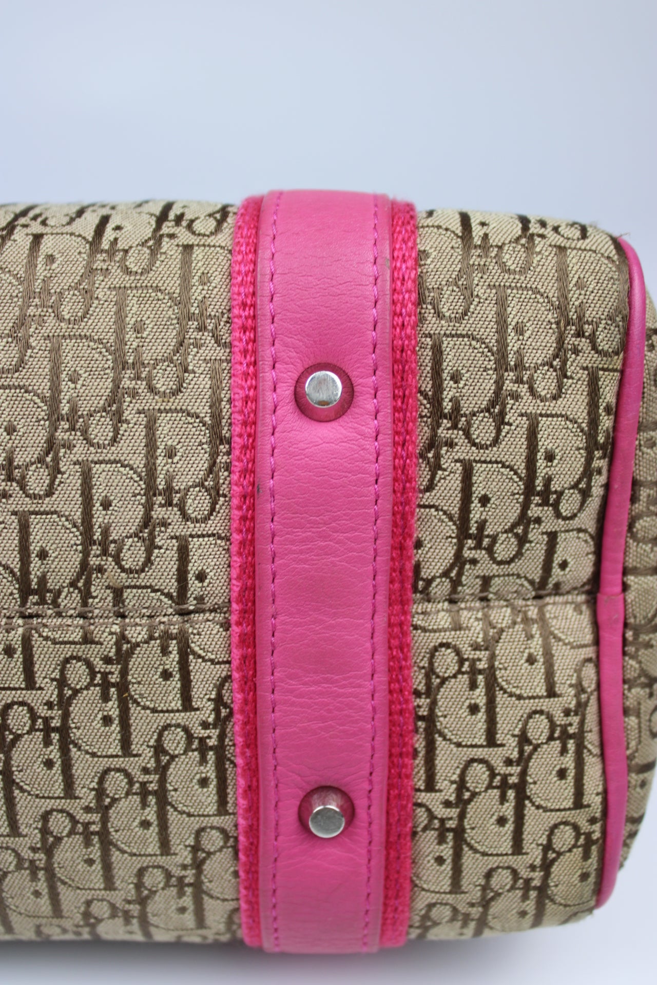 Dior Monogram Columbus Boston Bag 2005