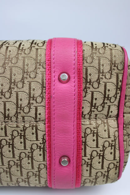 Dior Monogram Columbus Boston Bag 2005