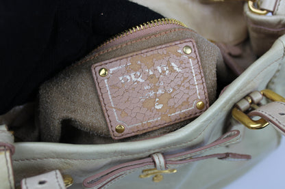 Prada Vitello Shine 2-Way Bow Bag