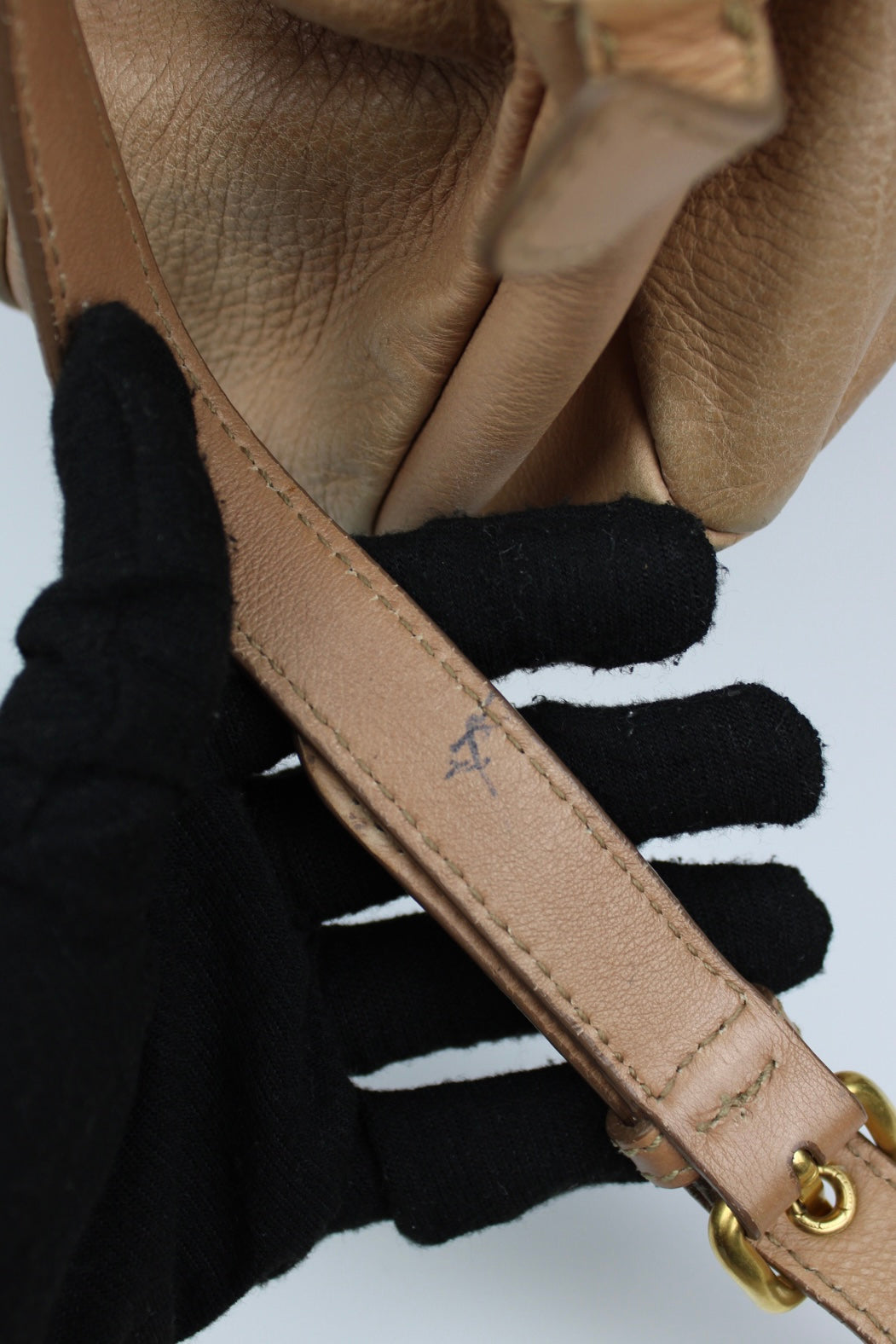 Miu Miu Leather Hobo Bag