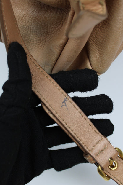 Miu Miu Leather Hobo Bag