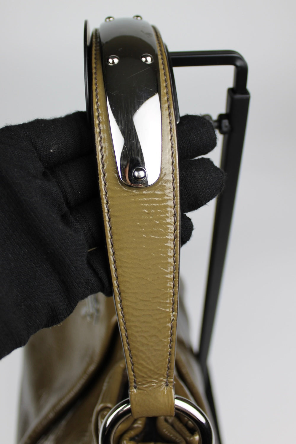 Prada Vernice Sfumata Ombré Patent Bag 2008