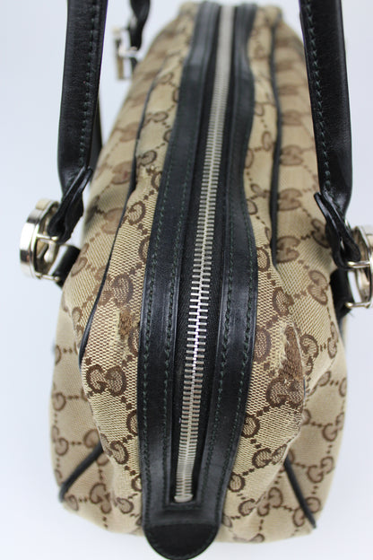 Pre-owned Gucci Monogram Interlocking GG Twins Shoulder Bag