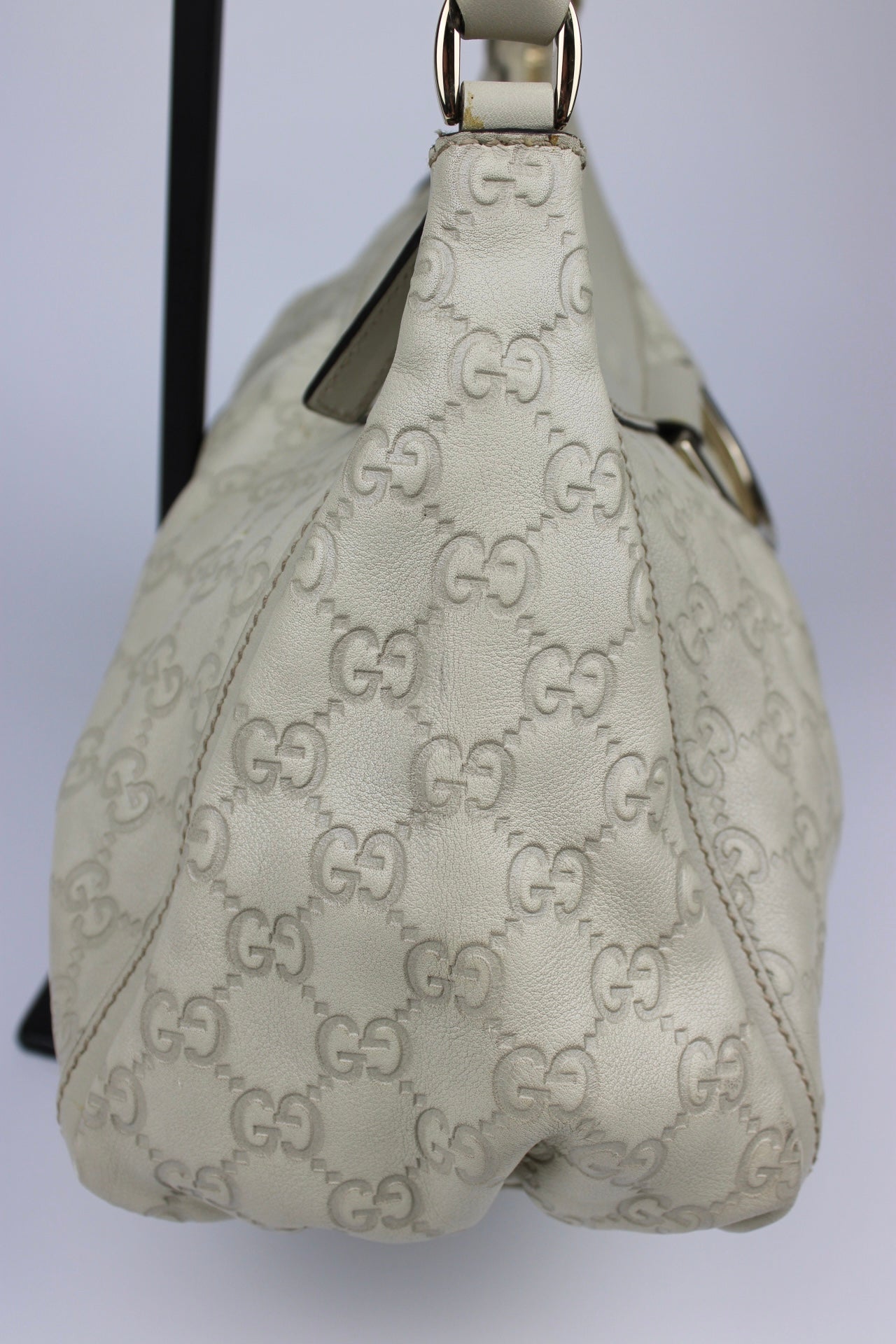 Gucci Monogram Abbey Leather Bag