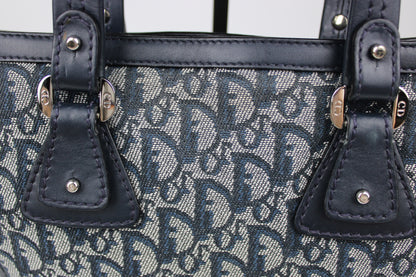Pre-owned Dior Monogram Trotter Mini Tote Bag 2005