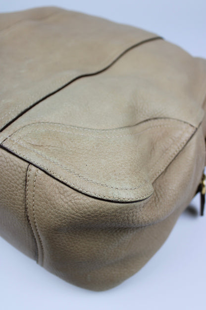 Pre-owned Prada Cervo Leather Hobo Bag