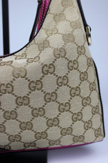 Gucci Monogram Britt Hobo Bag