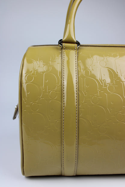 Dior Monogram Patent Boston Bag 2008