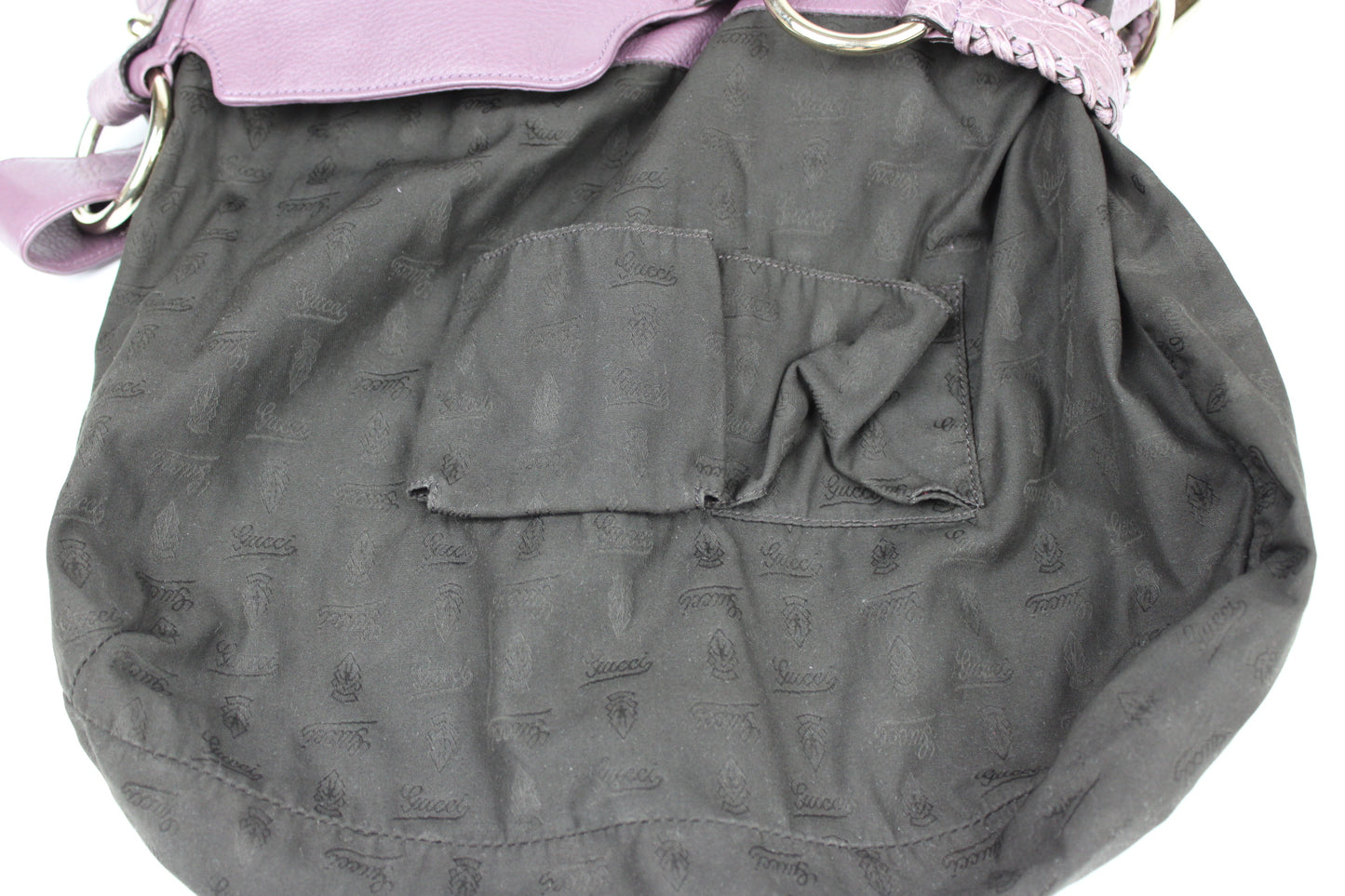 Gucci Leather G-Wave Hobo Bag Europe Exclusive