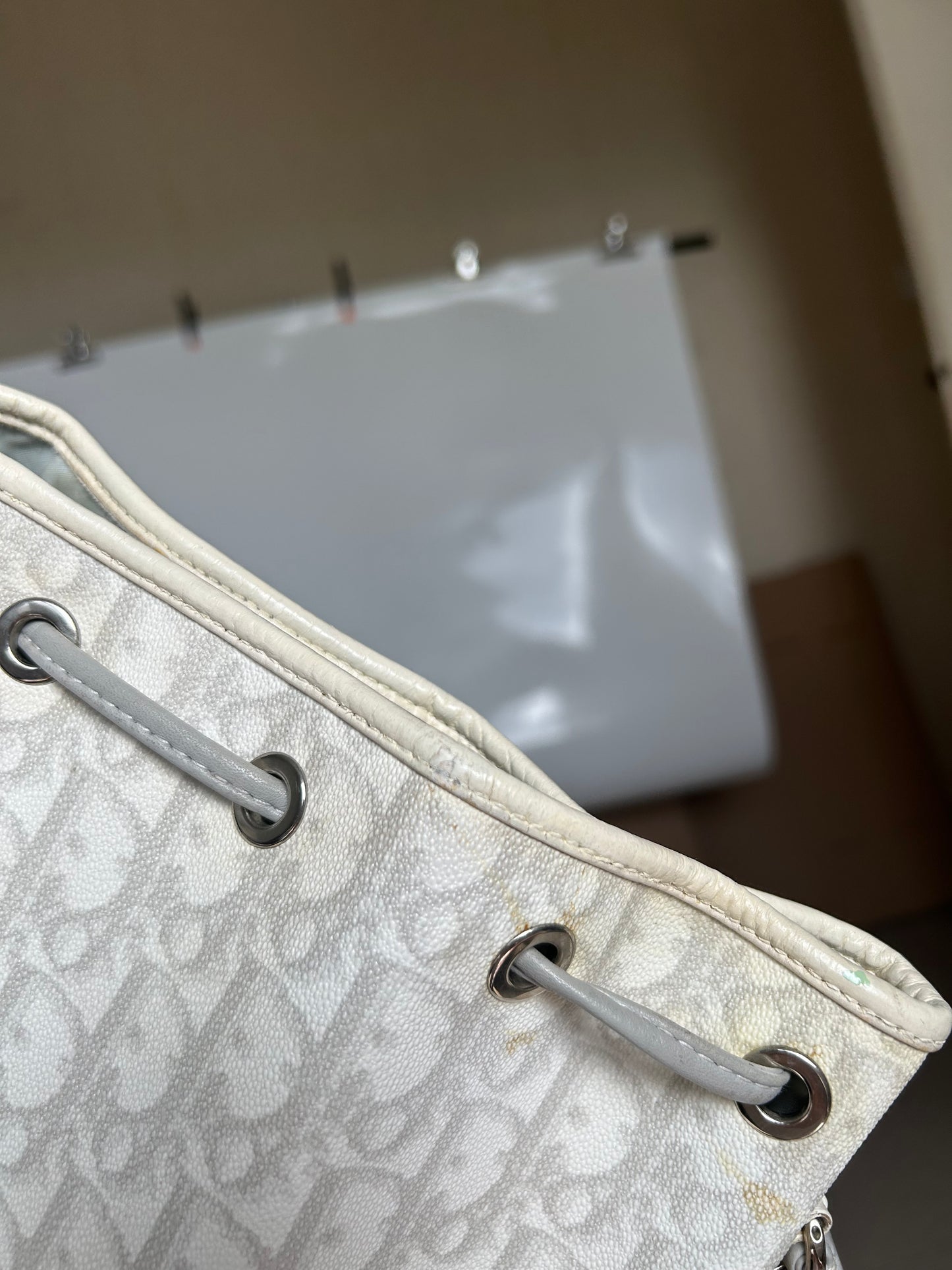 Dior Monogram Romantique Mini Bucket Bag 2007