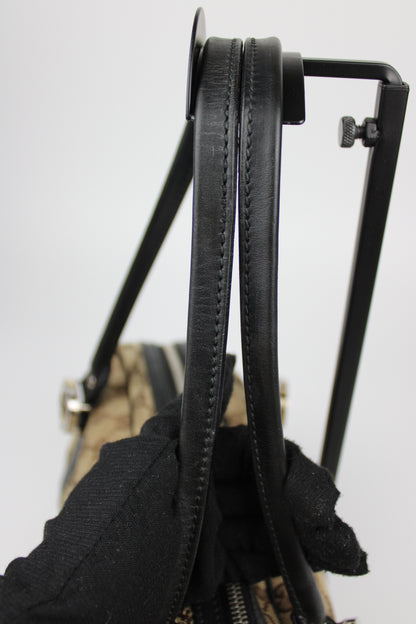 Pre-owned Gucci Monogram Interlocking GG Twins Shoulder Bag