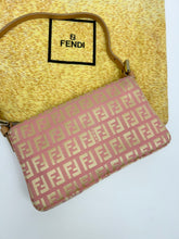 Load image into Gallery viewer, Fendi Zucchino Mini Baguette Bag
