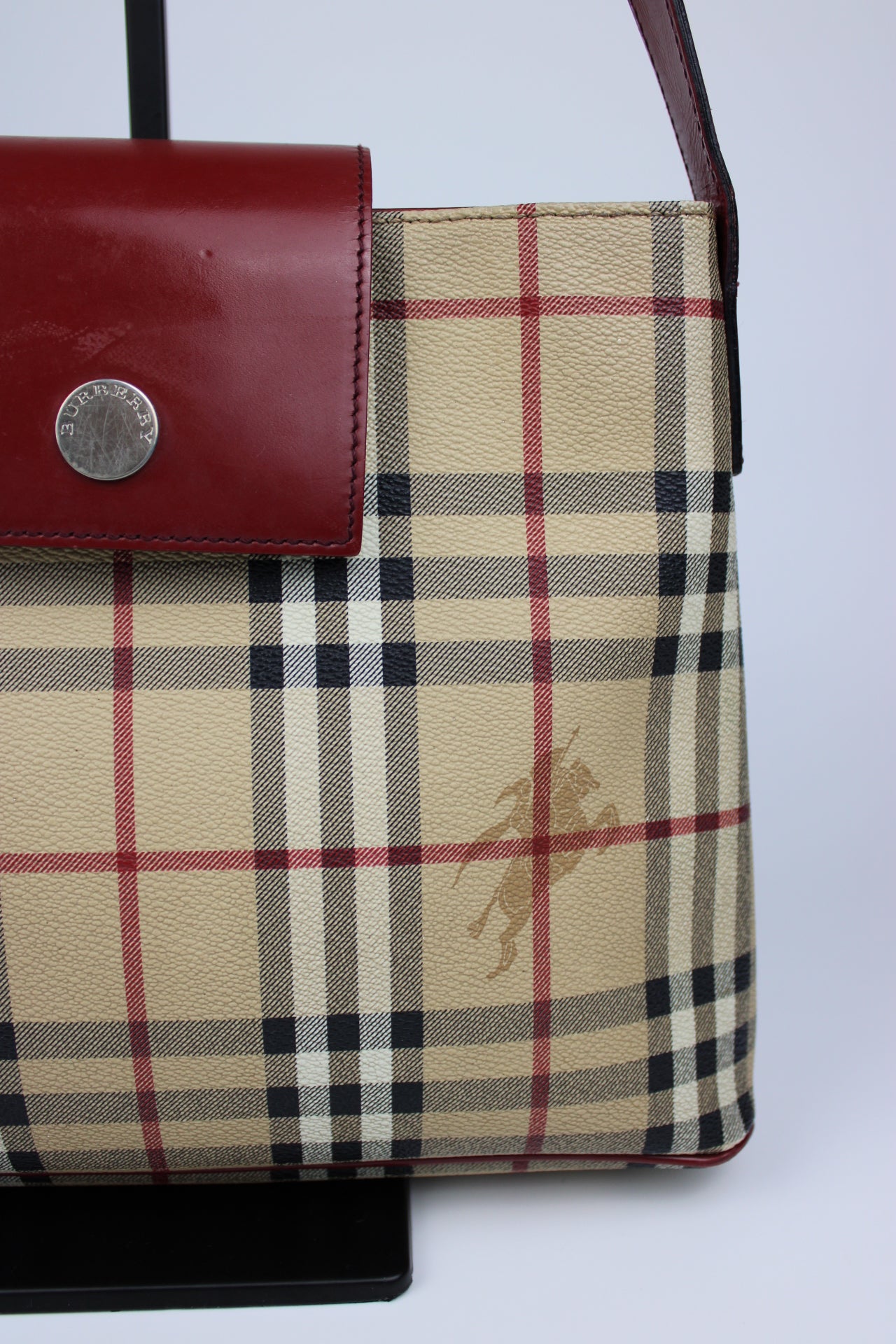 Burberry Haymarket Shoulder Bag 2003