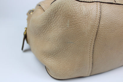 Pre-owned Prada Cervo Leather Hobo Bag