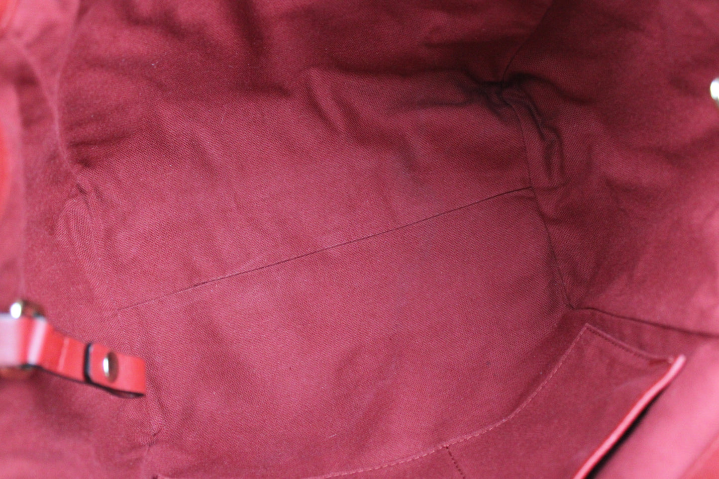 Burberry Leather Canterbury Tote Bag Red