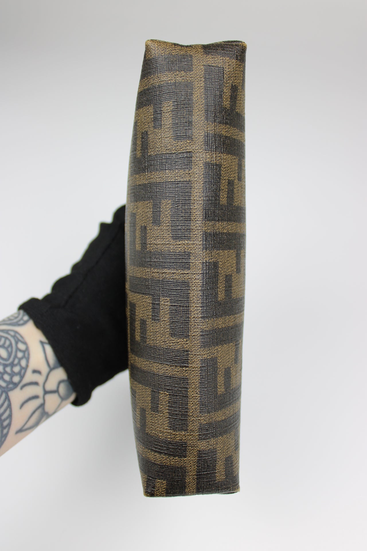 Fendi Zucca Chain Strap Pochette Bag