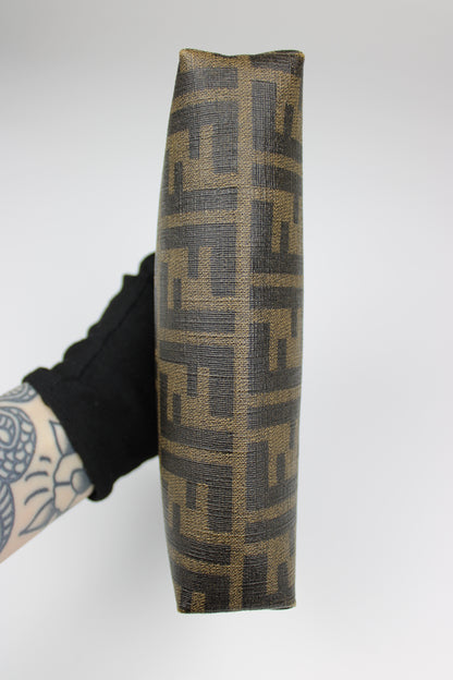 Fendi Zucca Chain Strap Pochette Bag