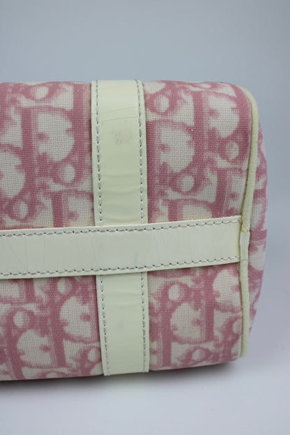 Pre-owned Dior Monogram Pink Mini Boston Bag 2004