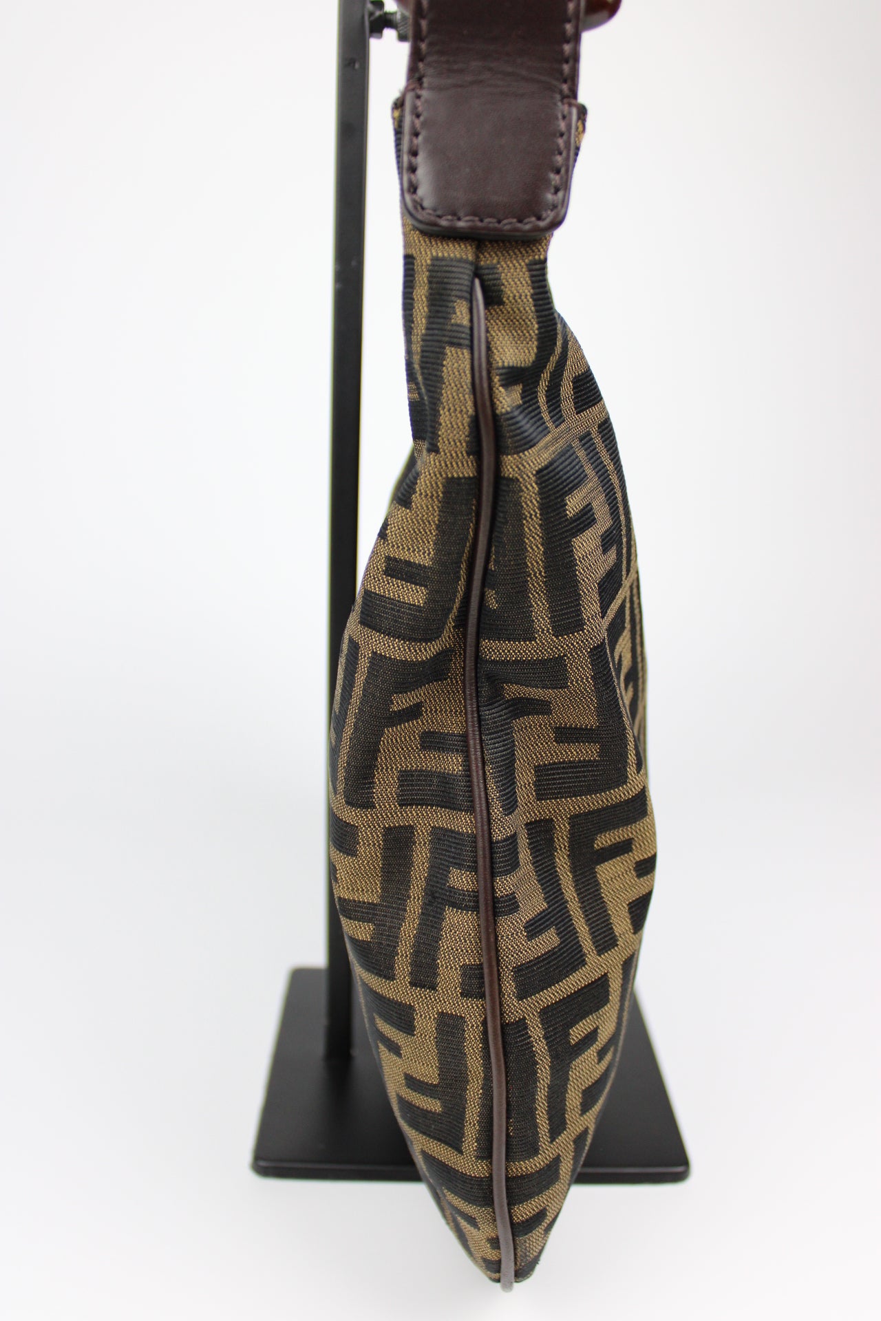 Fendi Zucca Oyster Shoulder Bag