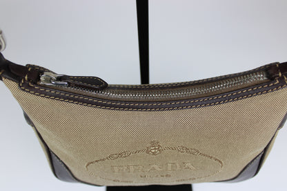 Prada Canvas Mini Hobo Bag