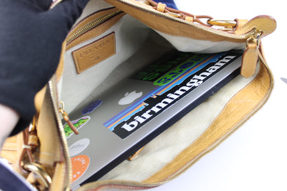 Prada Cervo Leather Hobo Bag