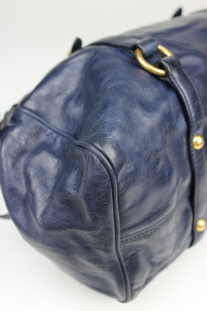 Miu Miu Navy Bow 2-Way Bag