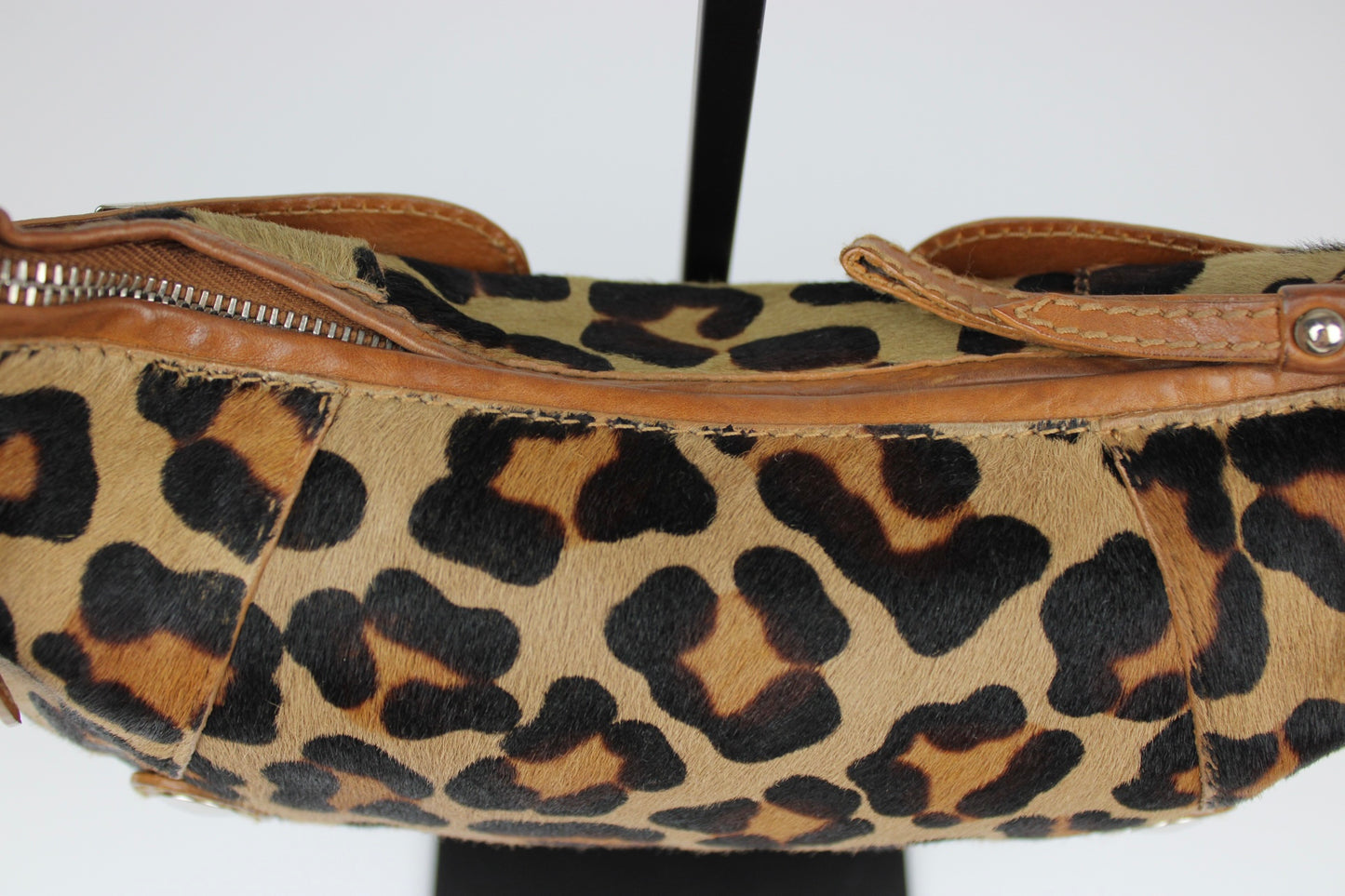Dolce & Gabbana Pony Hair Leopard Print Bag