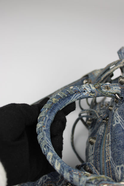 Balenciaga Denim Neo Cagole XS City Bag