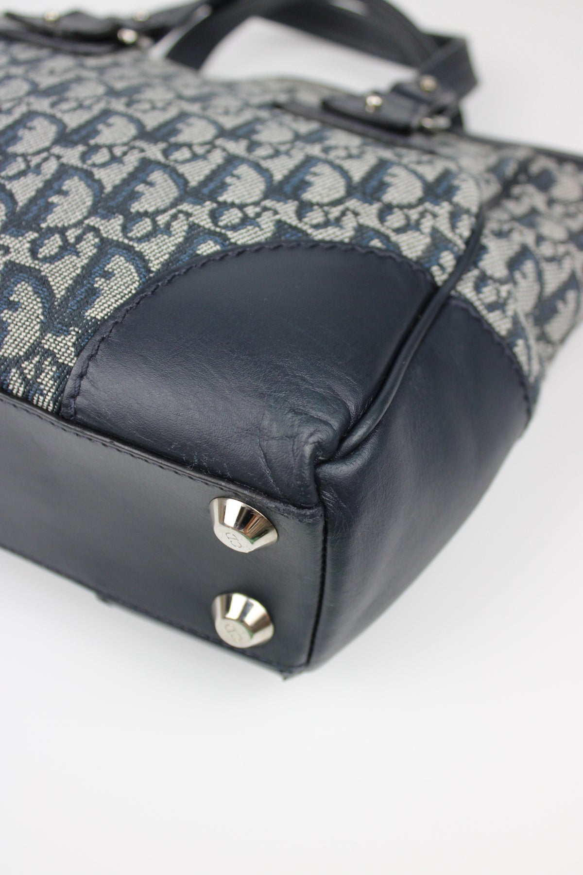 Pre-owned Dior Monogram Trotter Mini Tote Bag 2005