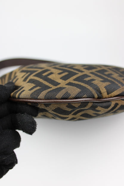 Fendi Zucca Oyster Shoulder Bag