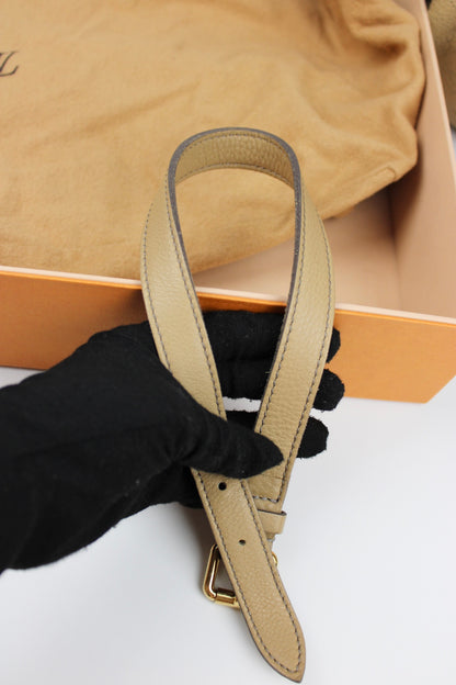 Louis Vuitton Leather Mahina Biscuit Monogram 2-Way Bag 2009