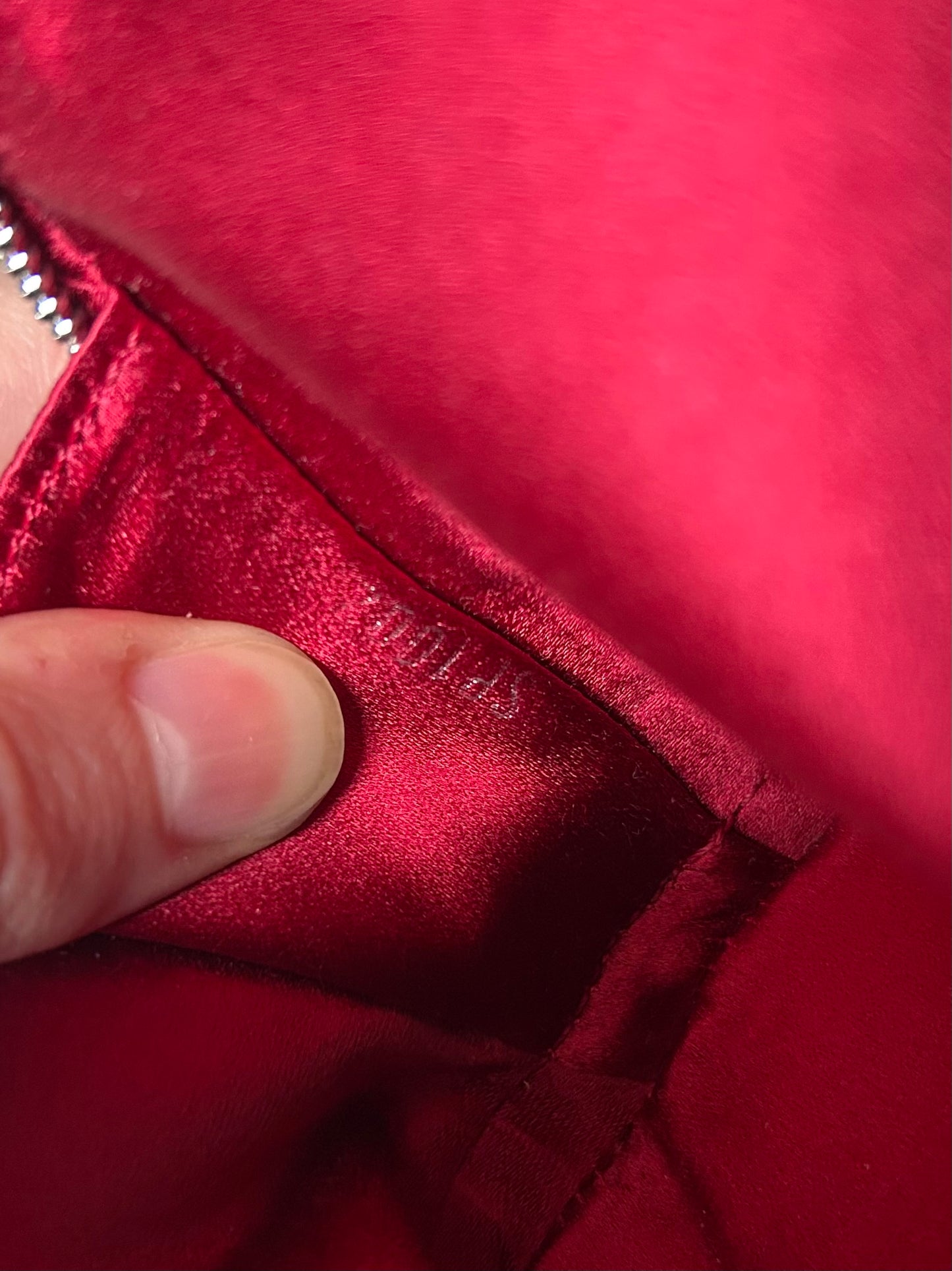 Louis Vuitton Satin Micro Alma Bag 2002