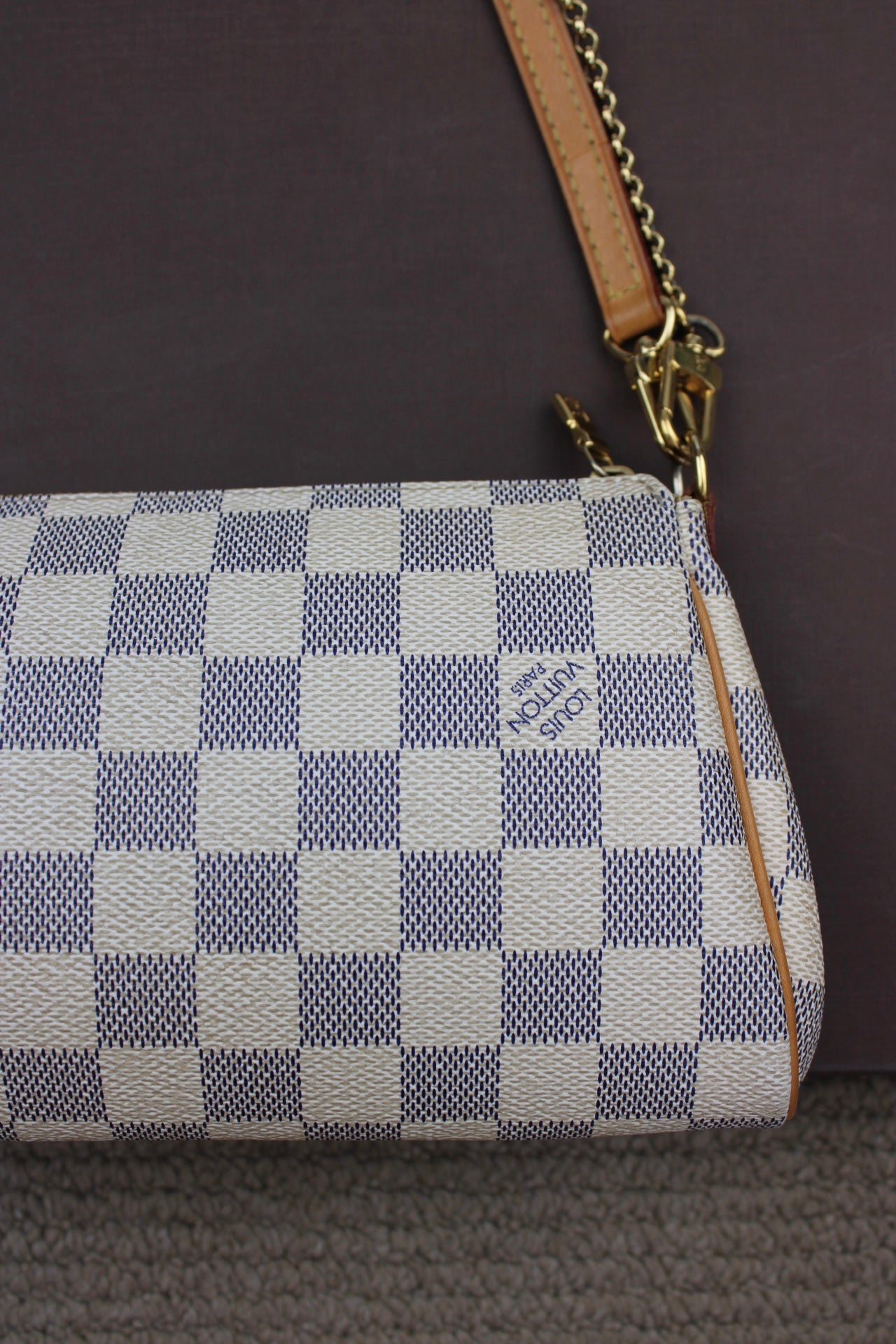 Louis Vuitton Damier Azur Eva 2-Way Bag 2010