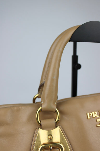 Prada Cuoio Soft Calfskin 2-Way Bag