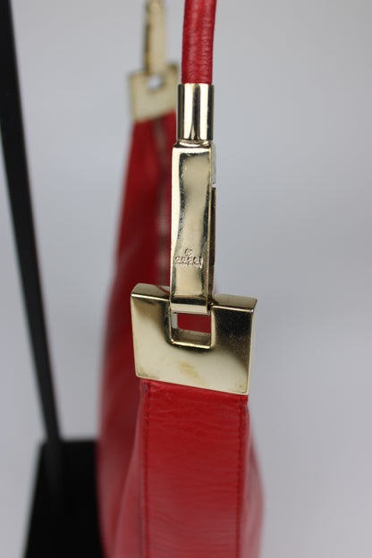 Gucci Leather Shoulder Bag 1990s