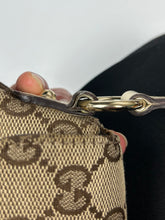 Load image into Gallery viewer, Gucci Monogram Horsebit Shoulder Bag
