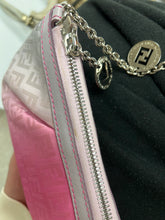 Load image into Gallery viewer, Fendi Zucchino Pochette Charm Strap Pink Bag
