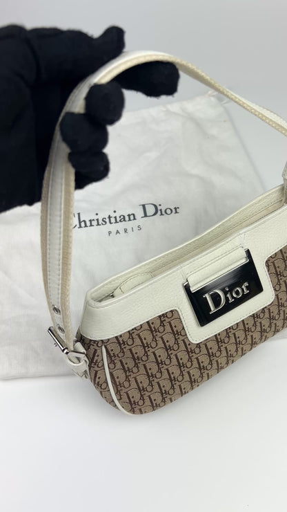 Dior Monogram Columbus Pochette Bag 2006