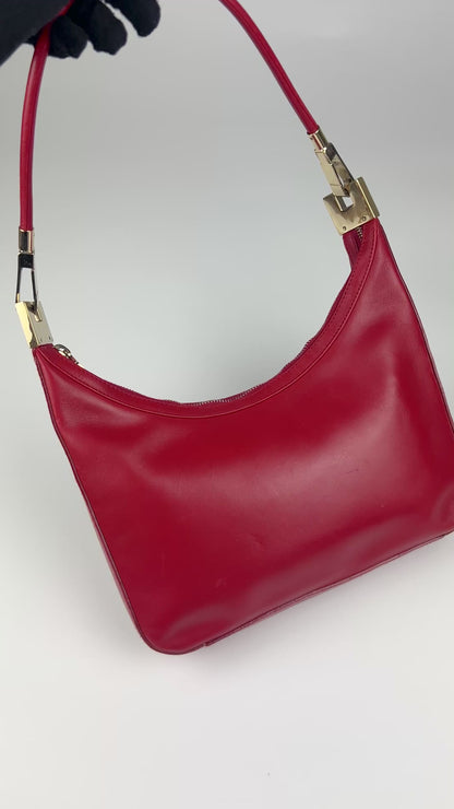 Gucci Leather Shoulder Bag 1990s