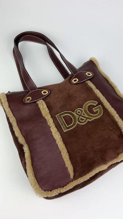Dolce & Gabbana Sherpa Tote Bag
