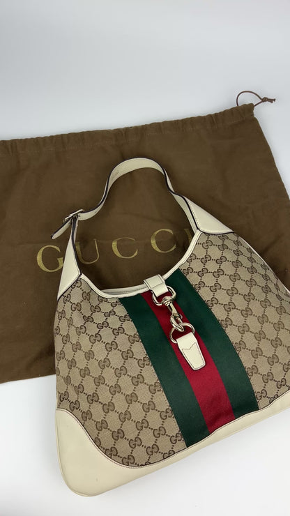Gucci Monogram Jackie Bag
