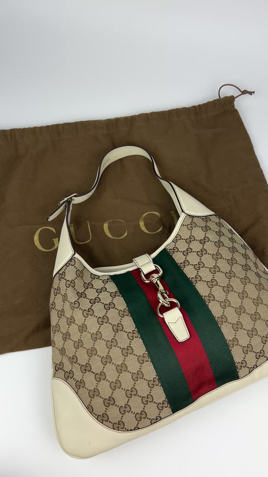 Gucci Monogram Jackie Bag